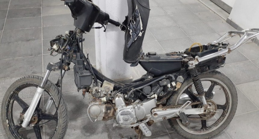 Santa Sylvina: DOS SUJETOS FUERON APREHENDIDOS EN EL SECUESTRO DE UNA MOTO ROBADA