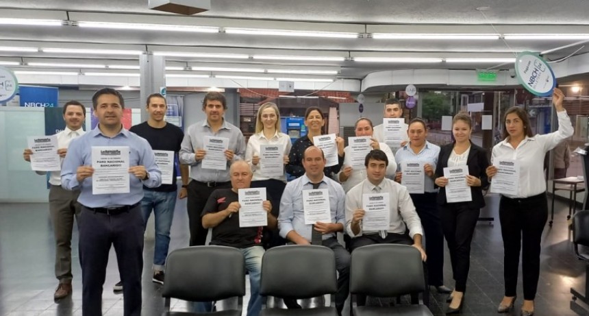PARO NACIONAL BANCARIO| LA SECCIONAL SAENZ PE&Ntilde;A COMUNICO EL 100% DEL ACATAMIENTO A LA MEDIDA 