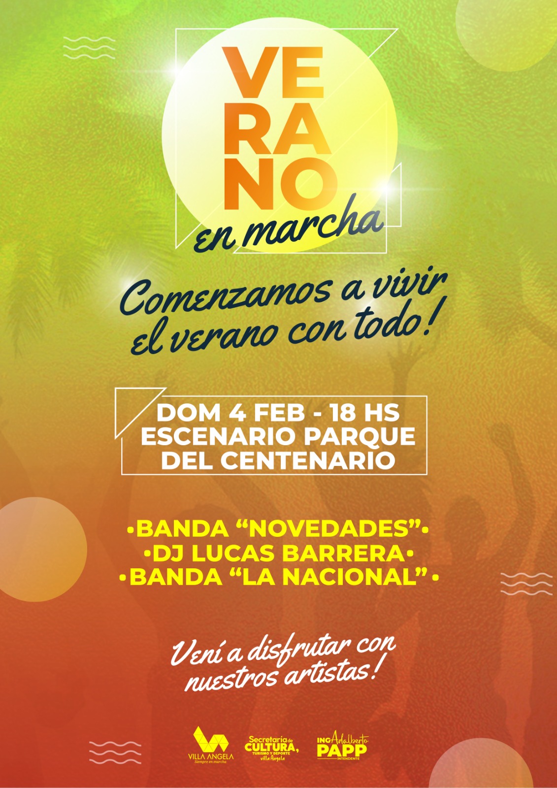 VILLA &Aacute;NGELA INVITA A DISFRUTAR DEL PROGRAMA "VERANO EN MARCHA"