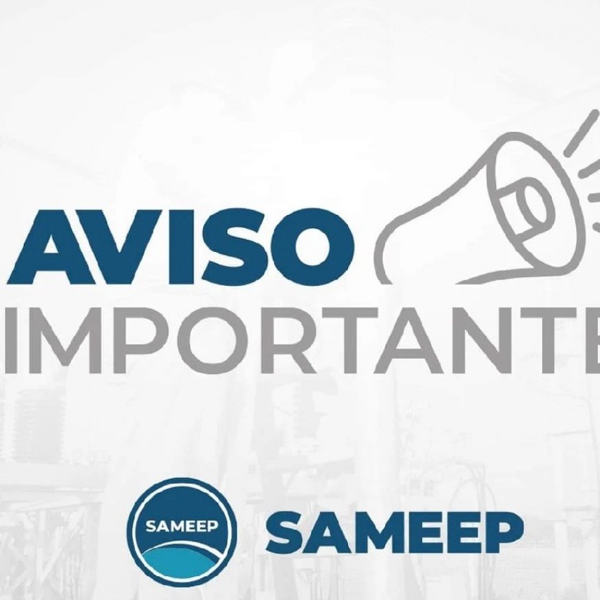 Villa &Aacute;ngela: POR LOS SUSESIVOS CORTES DE ENERG&Iacute;A | Sameep  comunica  la cr&iacute;tica situaci&oacute;n para el abastecimiento de agua potable en barrios de la periferia 