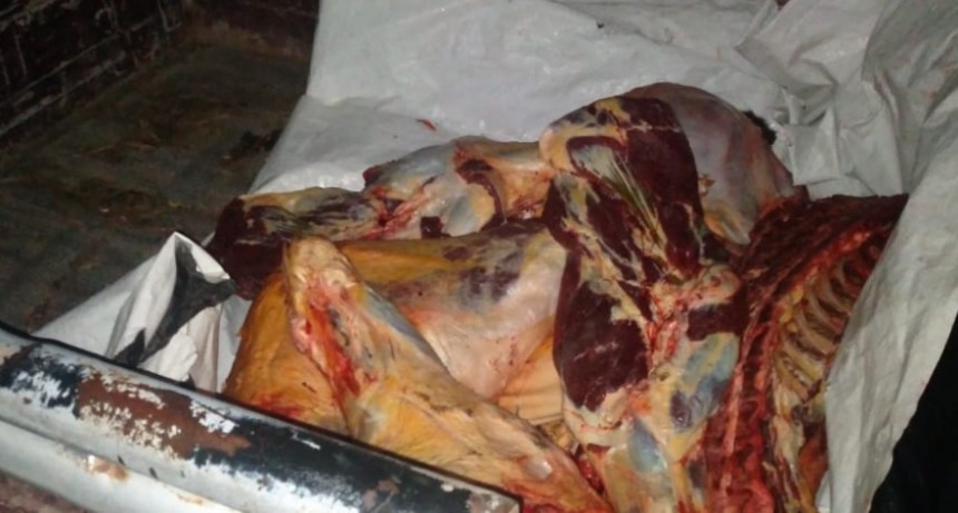 Samuh&uacute;: SECUESTRAN E INCINERAN M&Aacute;S DE 200 KILOS DE CARNE VACUNA 