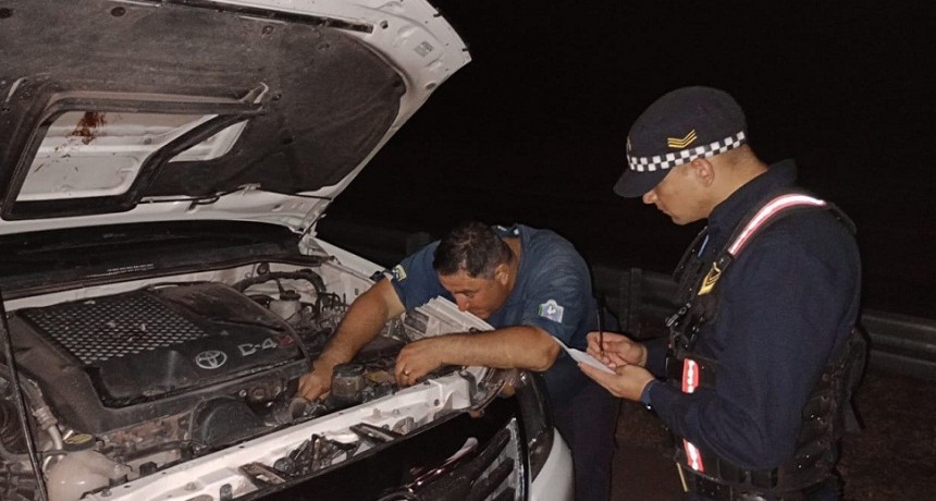 Santa Sylvina: SECUESTRAN UNA CAMIONETA POR PRESENTAR ANOMAL&Iacute;AS EN SU DOMINIO, NUMERO DE MOTOR, CHASIS Y C&Eacute;DULA AP&Oacute;CRIFA