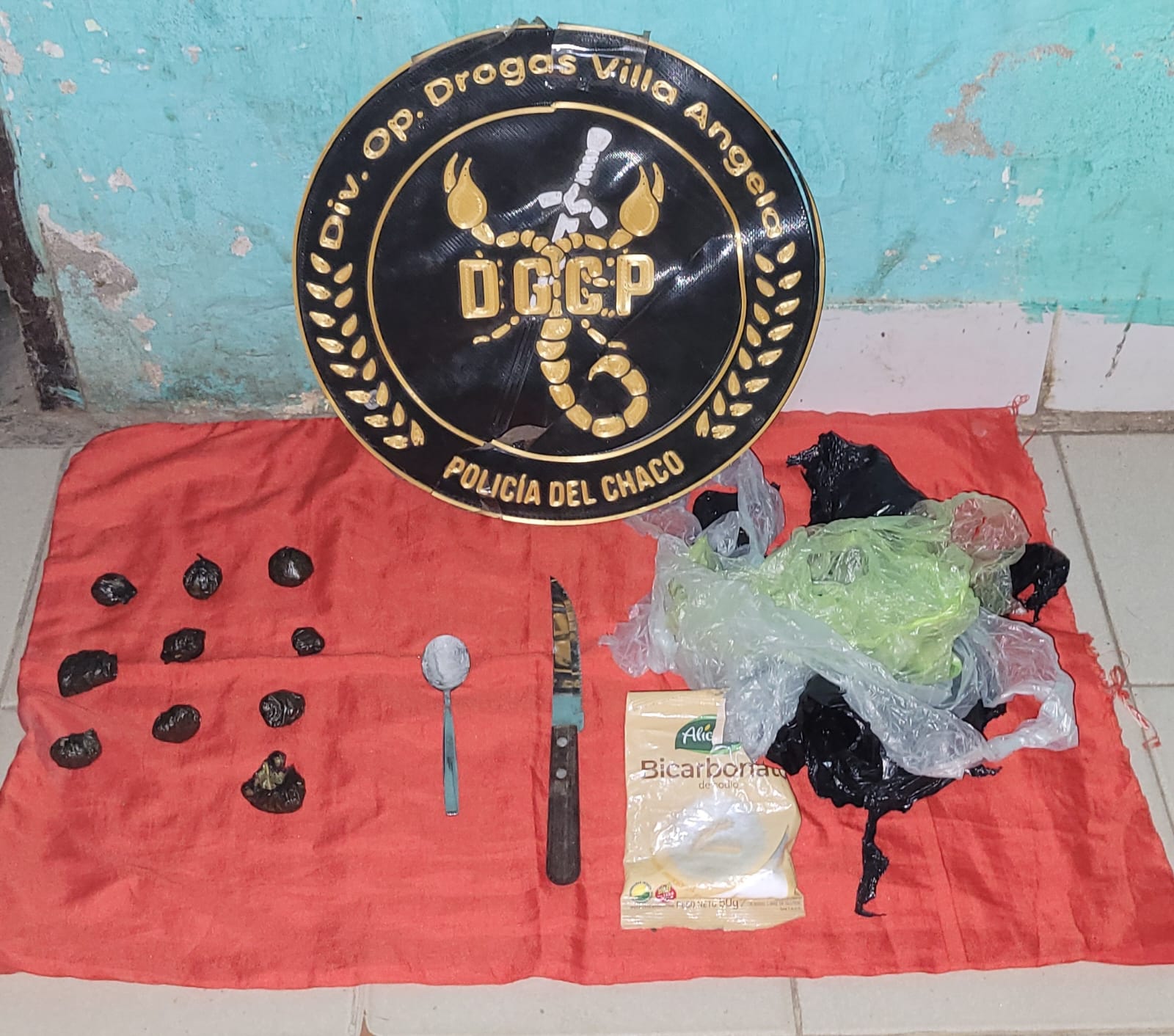 Villa Angela: Detienen a una mujer colombiana por venta de Cocaina en el Barrio Perpetuo Socorro