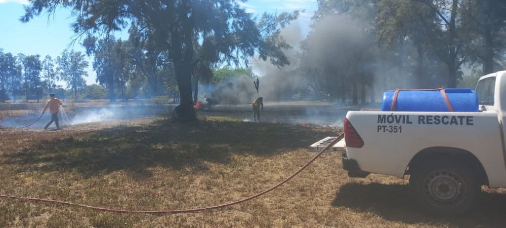 Villa Ángela: SE PRODUJO UN NUEVO INCENDIO DE PASTIZALES 