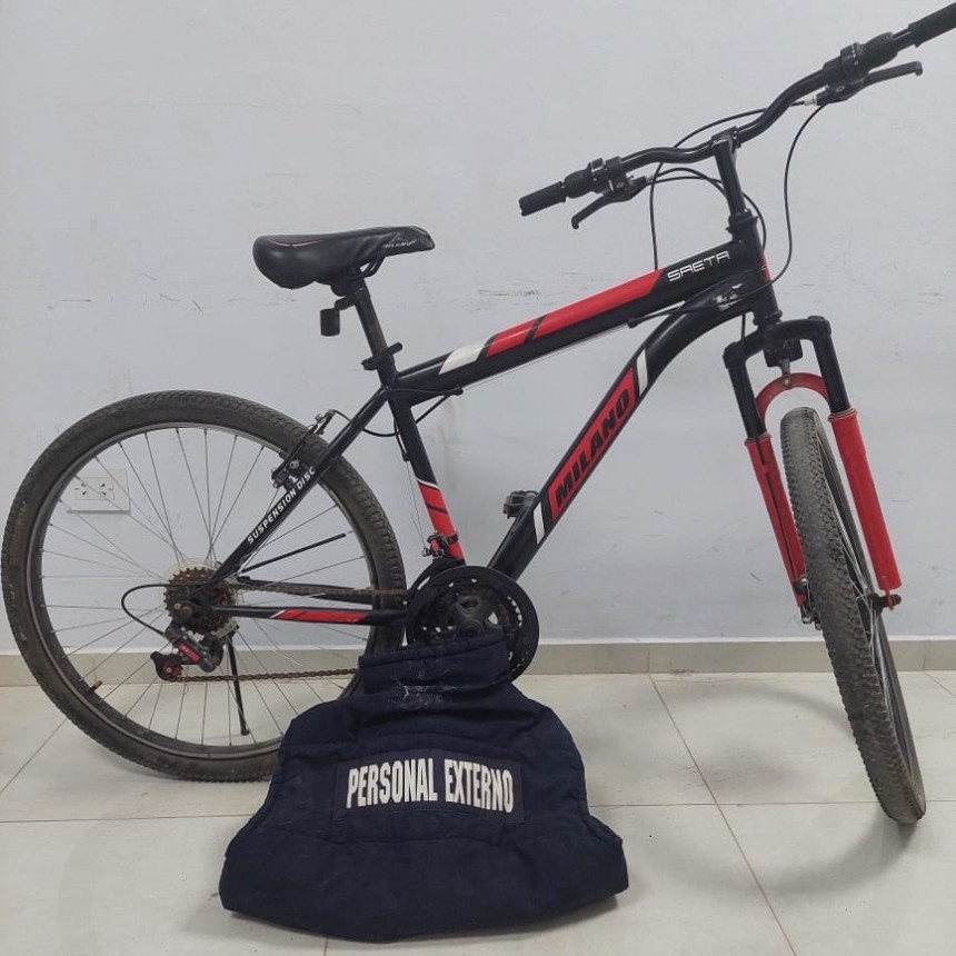 SANTA SYLVINA  DENUNCI&Oacute; LA SUSTRACCI&Oacute;N DE SU BICICLETA Y LOS AGENTES LA RESTITUYERON