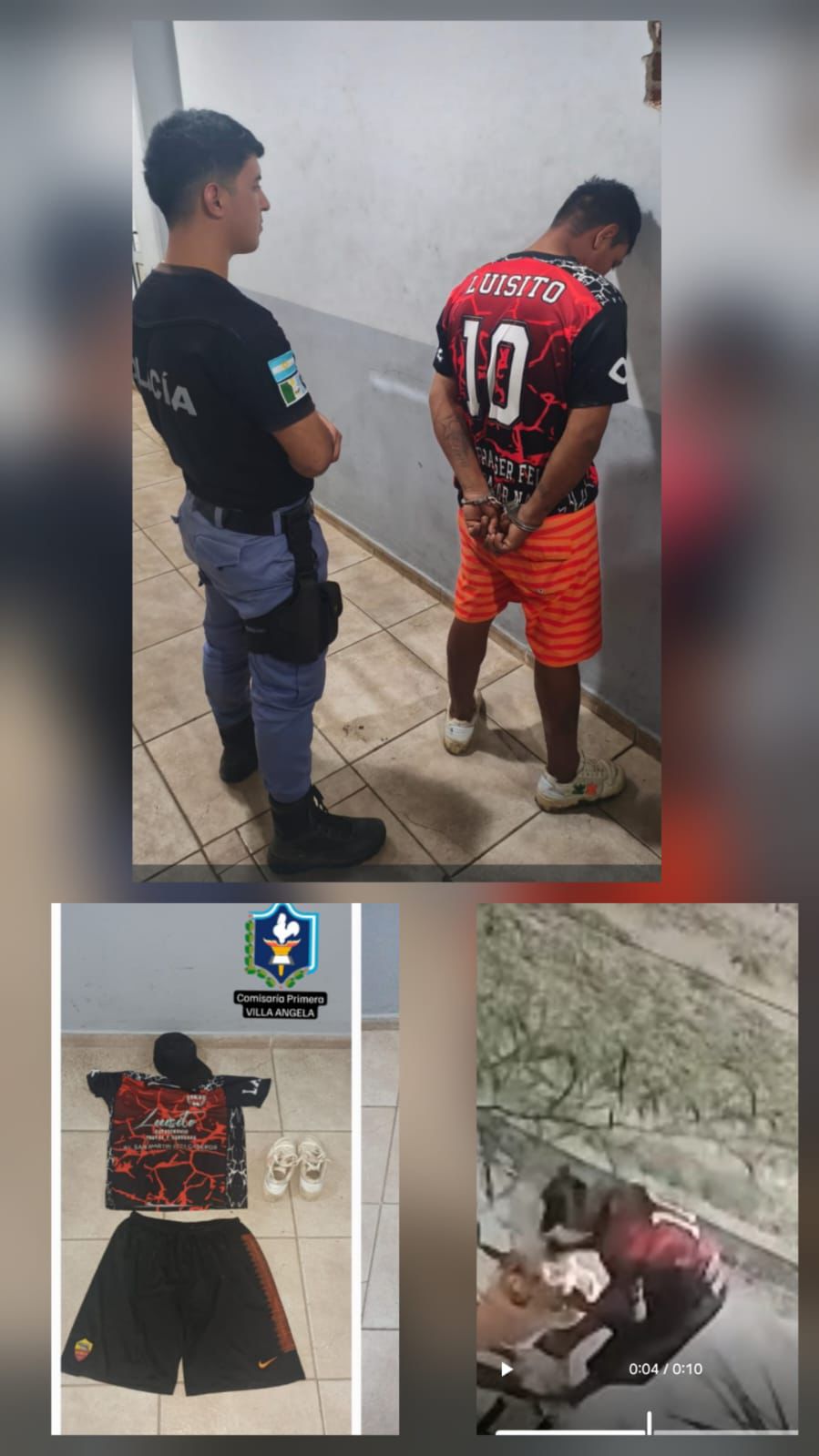 ESCLARECIERON UN HURTO EN EL BARRIO 30 VIVIENDAS DE VILLA ÁNGELA