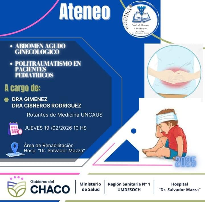 ATENEOS EN EL HOSPITAL SALVADOR MAZZA: CAPACITACIÓN EN PEDIATRÍA Y GINECOLOGÍA