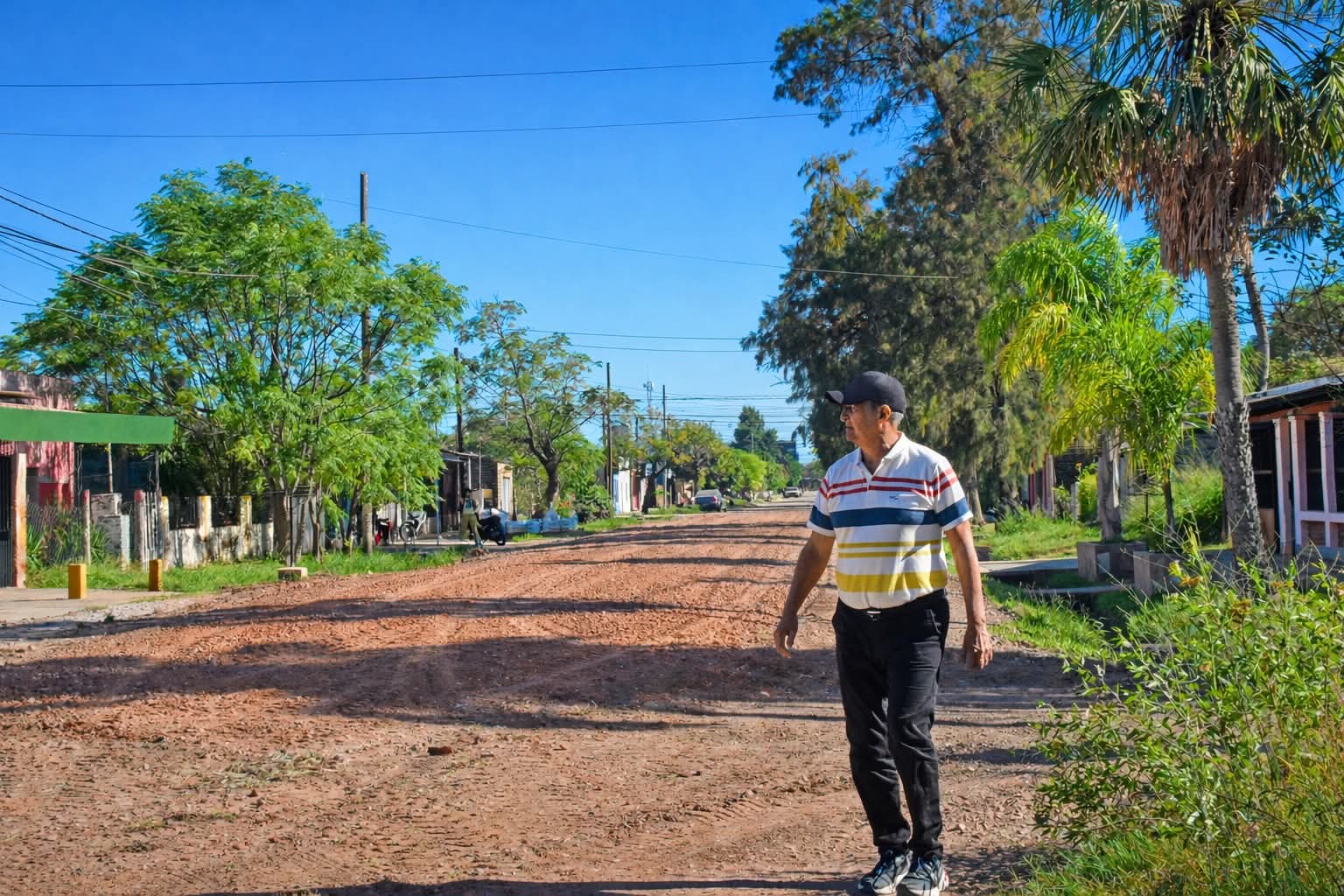 VILLA &Aacute;NGELA AVANZA CON RIPIO, LIMPIEZA Y CONECTIVIDAD EN CALLE RAWSON DEL BARRIO SUR