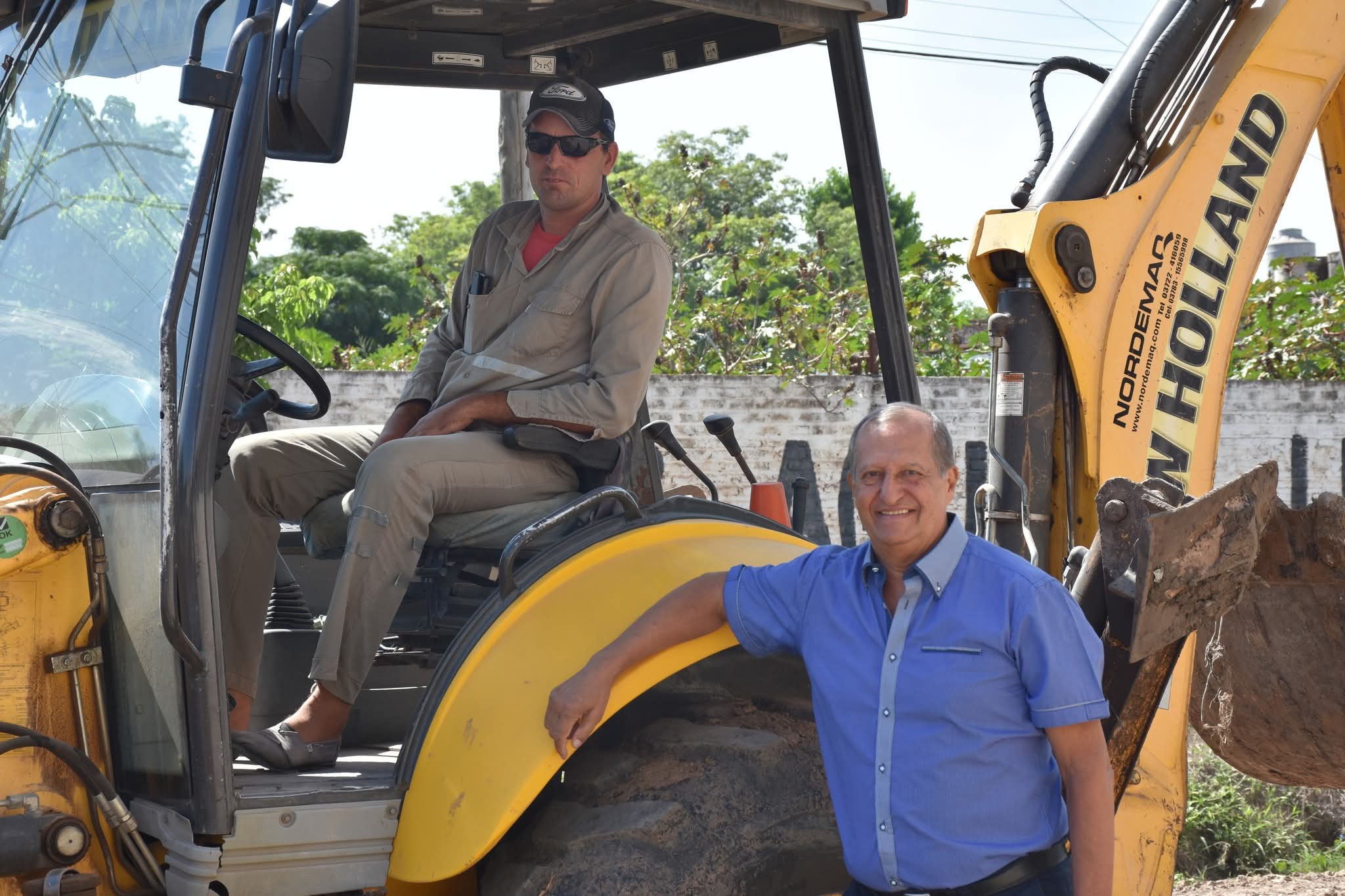 EL INTENDENTE ADALBERTO PAPP DESTACÓ LOS TRABAJOS DE LIMPIEZA Y PERFILADO EN CALLE PELLEGRINI Y LA PAMPA