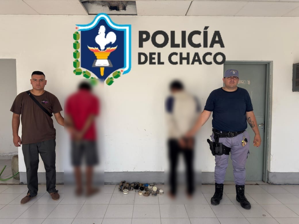 LAS BREÃAS: DETUVIERON A DOS HOMBRES POR EL ROBO DE MEDIDORES DE AGUA