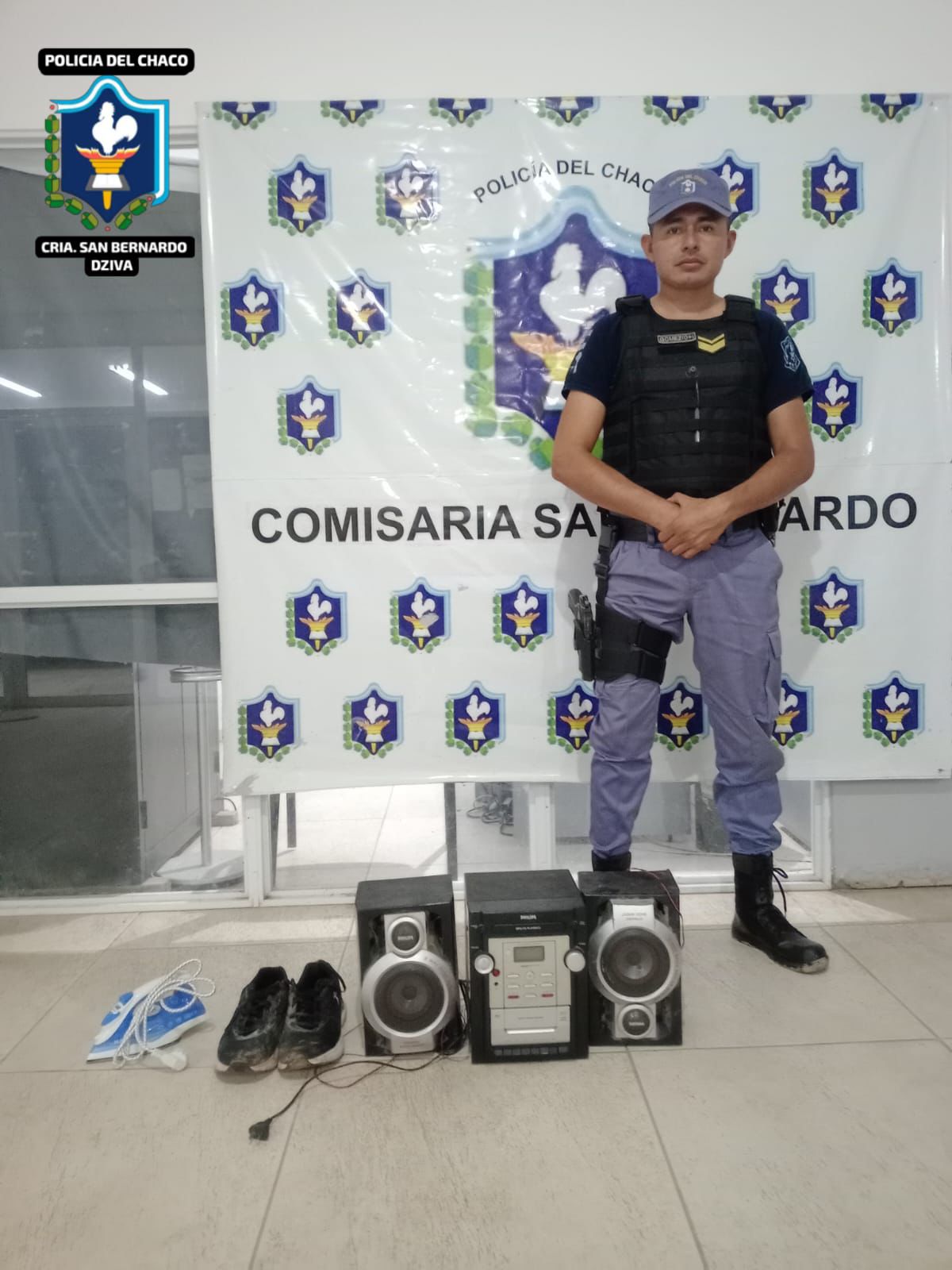 ESCLARECIERON UN HURTO DOMICILIARIO Y RECUPERARON ELEMENTOS ROBADOS EN SAN BERNARDO