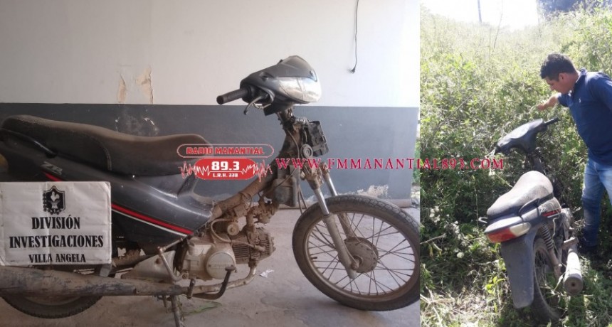 VILLA &Aacute;NGELA: DOS MENORES "PELIGRO" Y "CARA DE VIEJA", ROBARON UNA MOTO, FUERON DETENIDOS Y PUESTOS A DISPOSICI&Oacute;N DE UNA TRABAJADORA SOCIAL