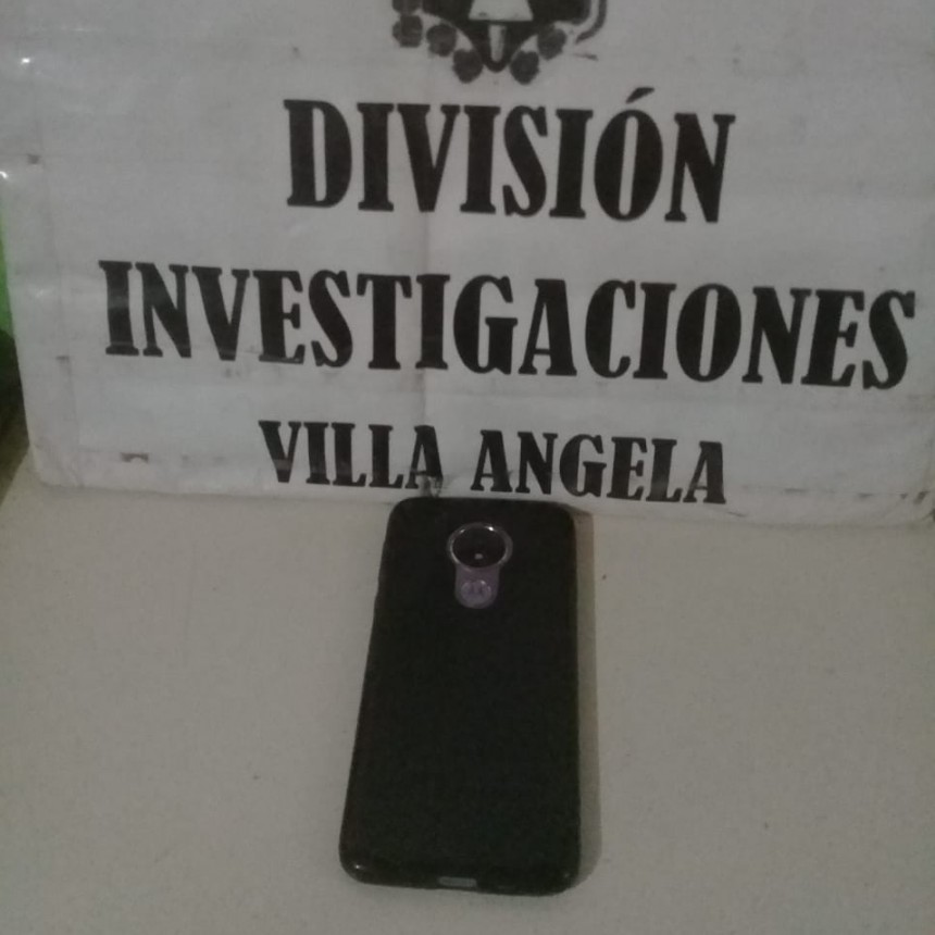VILLA &Aacute;NGELA: INVESTIGACIONES RECUPERA UN CELULAR DENUNCIADO COMO ROBADO D&Iacute;AS ATR&Aacute;S.