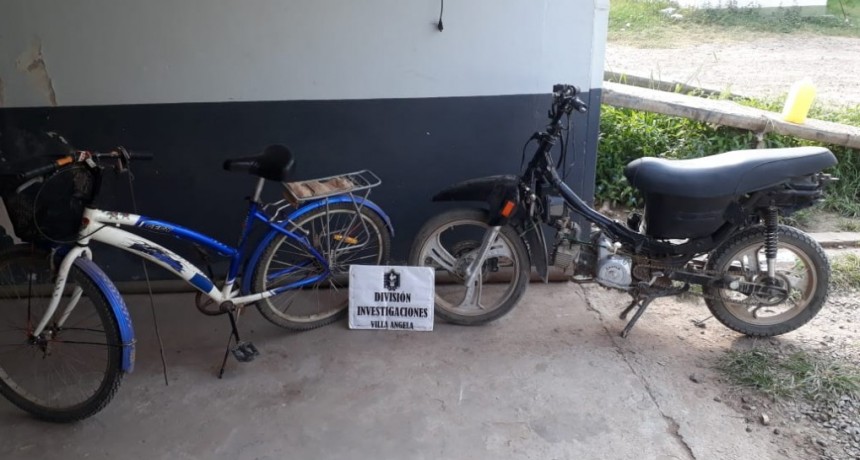 VILLA &Aacute;NGELA: RECUPERAN MOTO ROBADA Y SE BUSCA EL PARADERO DE "HUMO NEGRO"