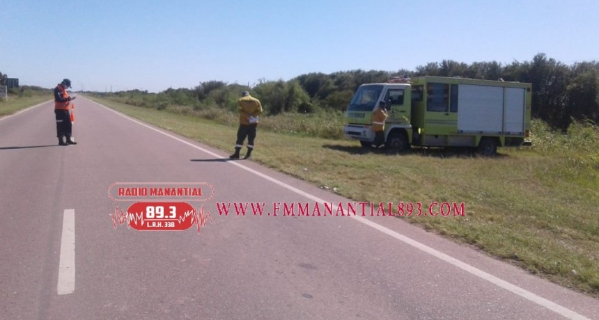 VILLA &Aacute;NGELA: PERSONAL POLICIAL Y DE BOMBEROS POLICIAL Y VOLUNTARIO YA REALIZA CONTROLES DE INGRESO Y EGRESO A LA CIUDAD