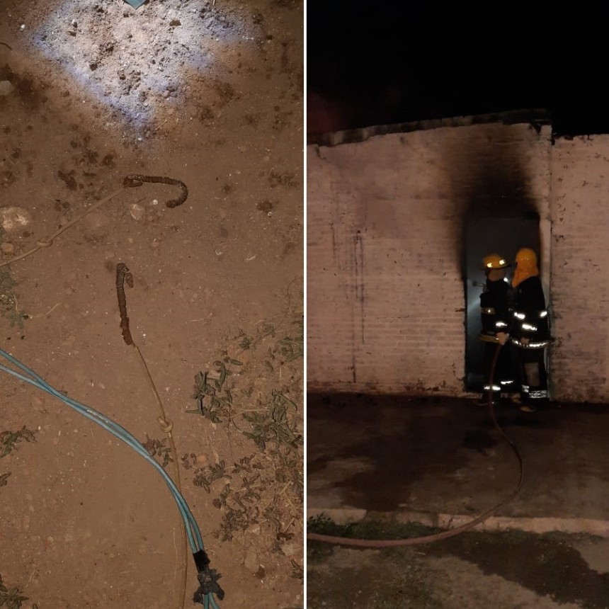 Villa &Aacute;ngela: UNA VIVIENDA CON CONEXI&Oacute;N EL&Eacute;CTRICA CLANDESTINA SE INCENDI&Oacute; | NO RESULTARON PERSONAS LESIONADAS 