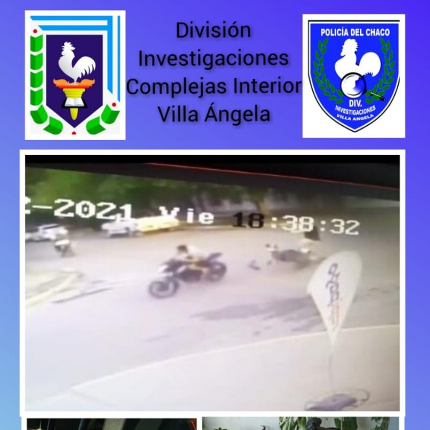 Villa &Aacute;ngela: INDIVIDUALIZAN Y DETIENEN A UN MENOR QUE SUPUESTAMENTE INTERVINO EN UN ACCIDENTE DE TR&Aacute;NSITO DEL CUAL SE DIO A LA FUGA