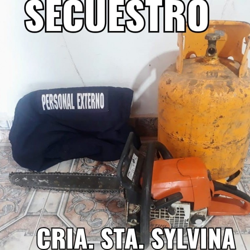 Santa Sylvina: RECUPERAN ELEMENTOS ROBADOS DE UNA VIVIENDA