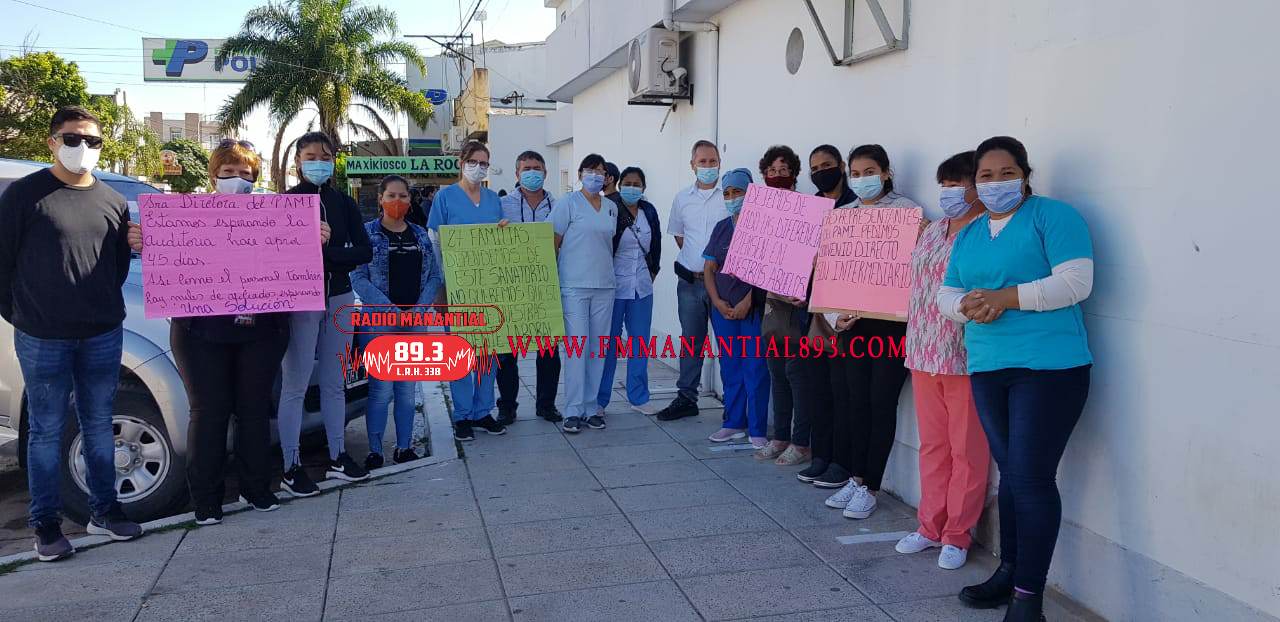 Villa &Aacute;ngela: PERSONAL DE SANATORIOS CENTRAL Y PARQUE SOLICITAN REGULARIZACI&Oacute;N DE LA COBERTURA DE LA OBRA SOCIAL PAMI