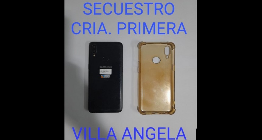 Villa &Aacute;ngela: OFICIALES RECUPERARON CELULAR ROBADO LA SEMANA PASADA