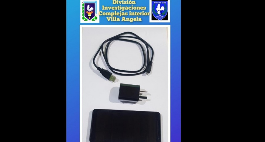 Villa &Aacute;ngela: DIVISI&Oacute;N DE INVESTIGACIONES LOGR&Oacute; DEVOLVER UN CELULAR ROBADO EL MES PASADO