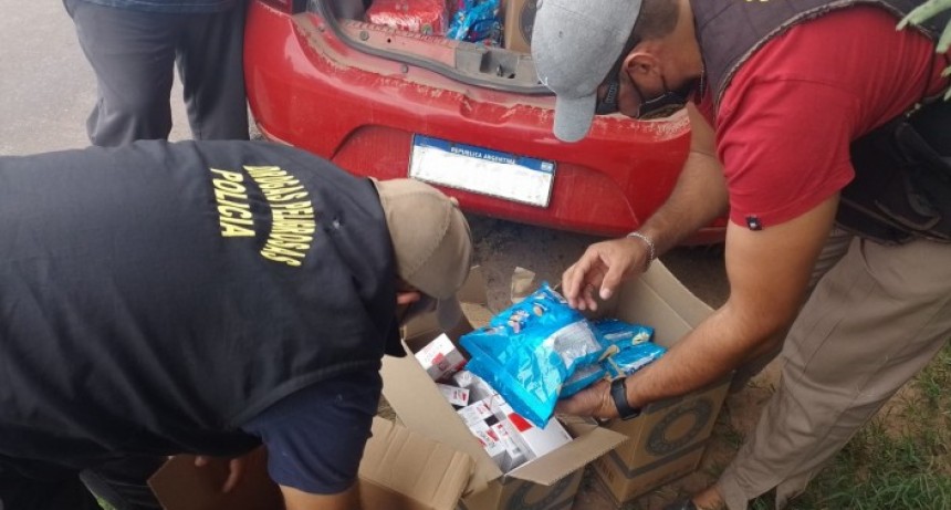 San Mart&iacute;n: M&aacute;s de 11 gramos de coca&iacute;na y una carga de cigarrillos ilegales, secuestrados en controles policiales