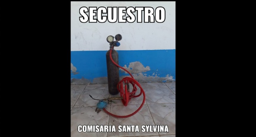 Santa Sylvina: MENOR DE EDAD HABR&Iacute;A ROBADO UN TUBO DE OXIGENO
