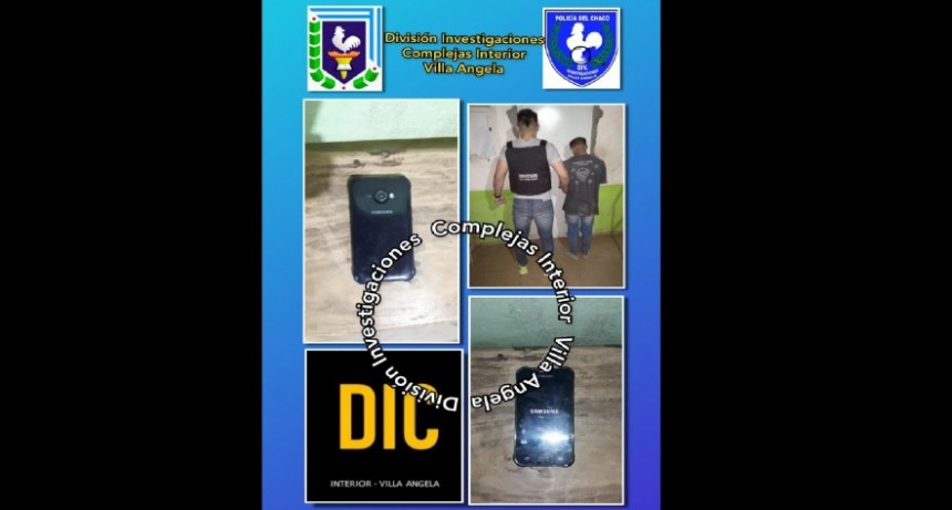 Villa &Aacute;ngela: DIVISI&Oacute;N DE INVESTIGACIONES CAPTUR&Oacute; AL SOSPECHO DE HURTO Y VENTA DE UN CELULAR