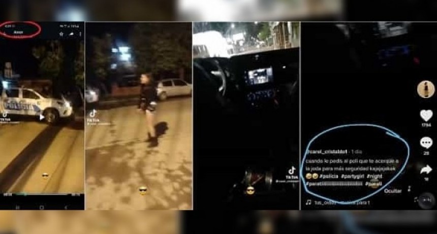 Saenz Pe&ntilde;a: La joven que public&oacute; en TikTok que un patrullero la habr&iacute;a llevado al boliche dio una nueva versi&oacute;n para aclarar lo ocurrido