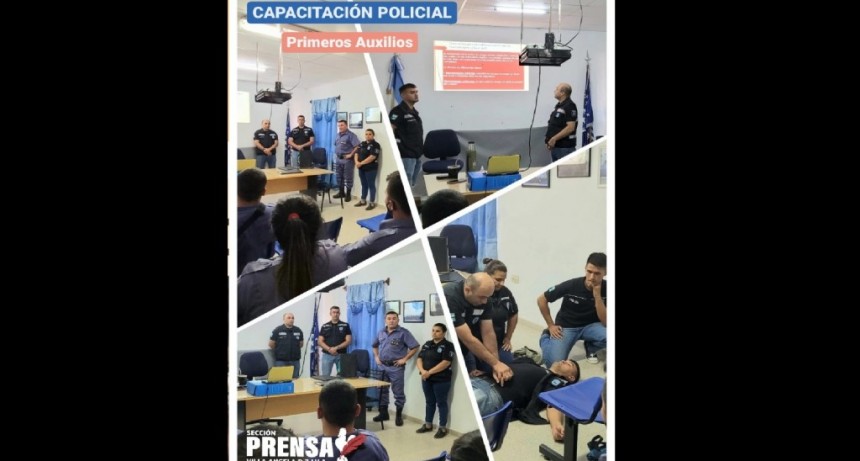 Villa &Aacute;ngela: &ldquo;APRENDER COMO SALVAR VIDAS&rdquo;, LA CAPACITACI&Oacute;N PARA EL PERSONAL POLICIAL SOBRE PRIMEROS AUXILIOS