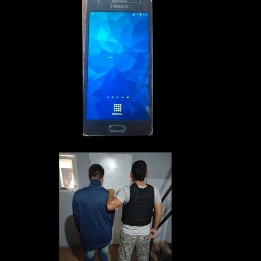 Villa &Aacute;ngela: RECUPERAN UN CELULAR QUE FUE SUSTRA&Iacute;DO EN PLENA V&Iacute;A P&Uacute;BLICA                                      