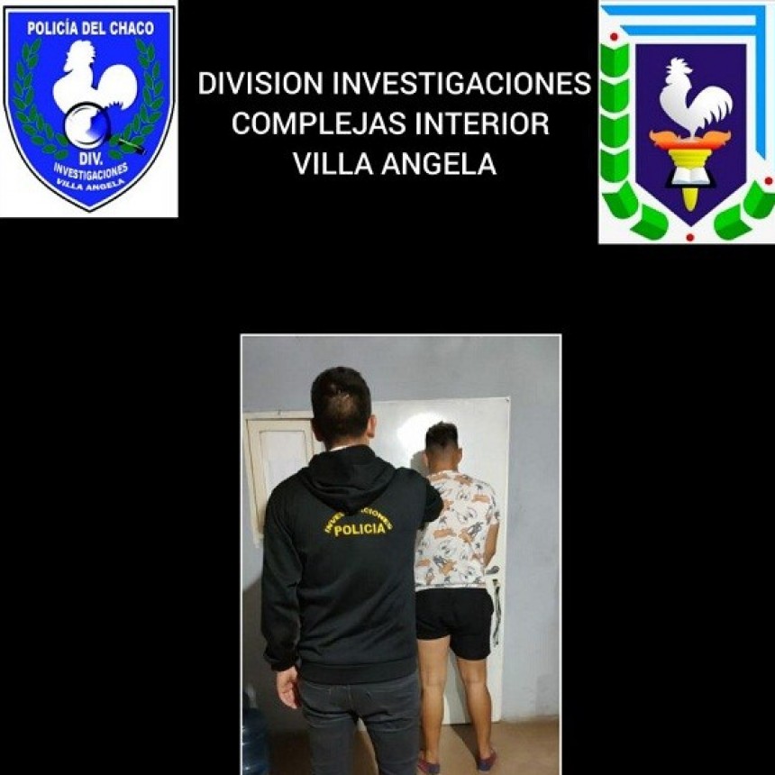 Villa &Aacute;ngela: DETIENEN  A UN JOVEN DE 22 A&Ntilde;OS QUE ERA BUSCADO POR UNA DENUNCIA POR LESIONES LEVES
