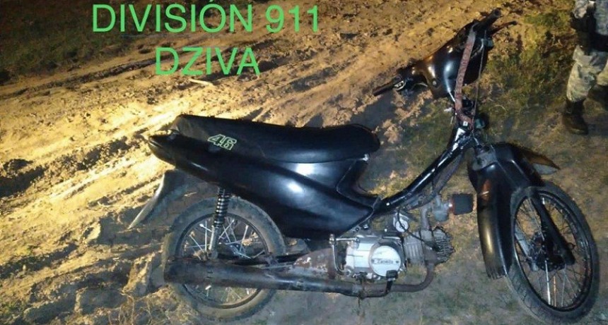 Villa &Aacute;ngela: PERSONAL DEL 911 RECUPERO UNA MOTOCICLETA ROBADA