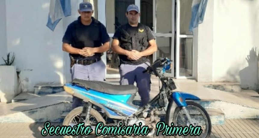 Villa &Aacute;ngela: RECUPERAN UNA MOTOCICLETA DENUNCIADA COMO ROBADA 