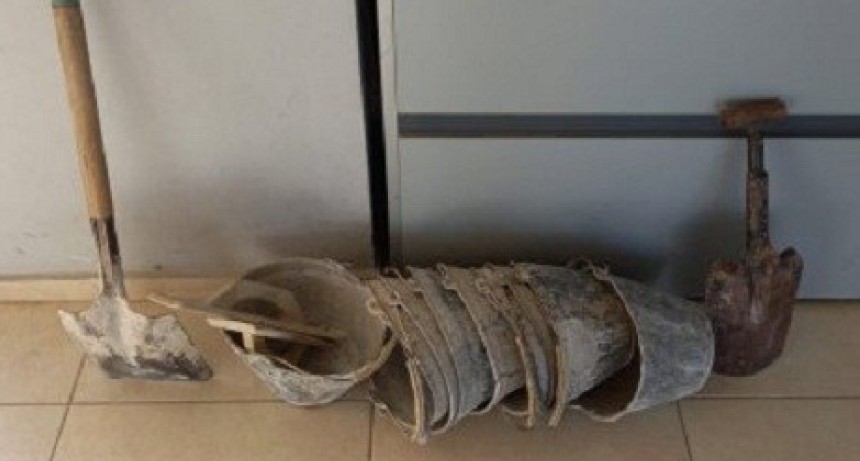 SAN BERNARDO VENDI&Oacute; PALAS Y BALDES QUE &Eacute;L HABR&Iacute;A SUSTRA&Iacute;DO