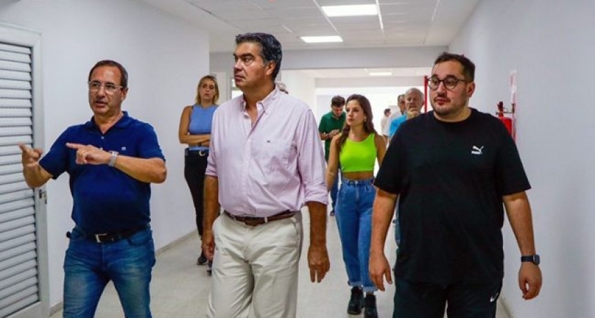 CAPITANICH RECORRI&Oacute; LA NUEVA SEDE DE LA FACULTAD DE ARTE DE LA UNNE QUE INAUGURA ESTA SEMANA