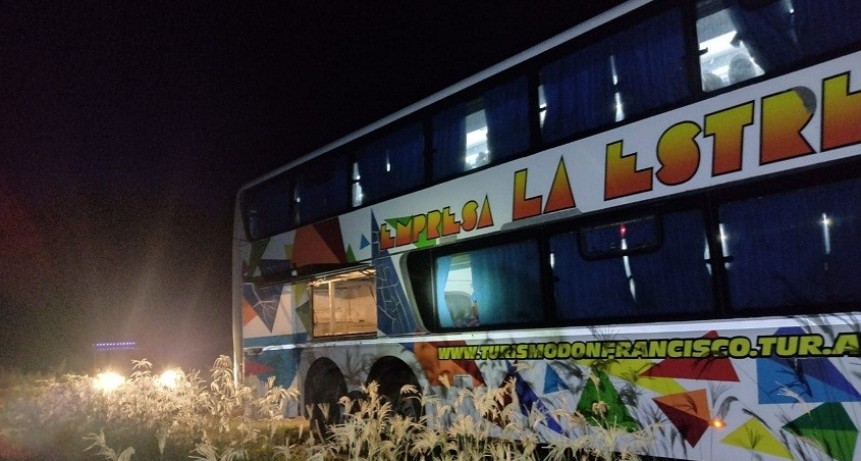 Campo Largo: Se Incendi&oacute; un Colectivo de Larga Distancia