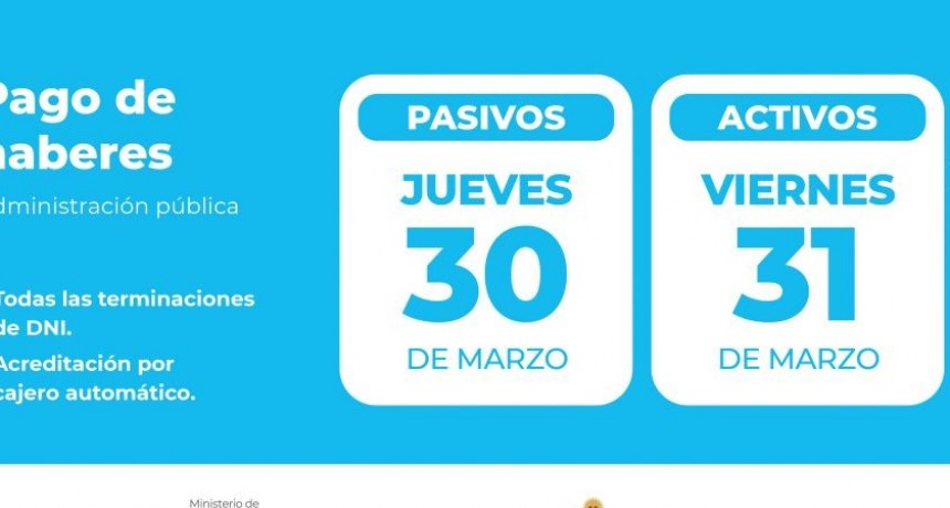 CON AUMENTOS DEL 20%, EL GOBIERNO ANUNCI&Oacute; EL CRONOGRAMA DE PAGO A ESTATALES
