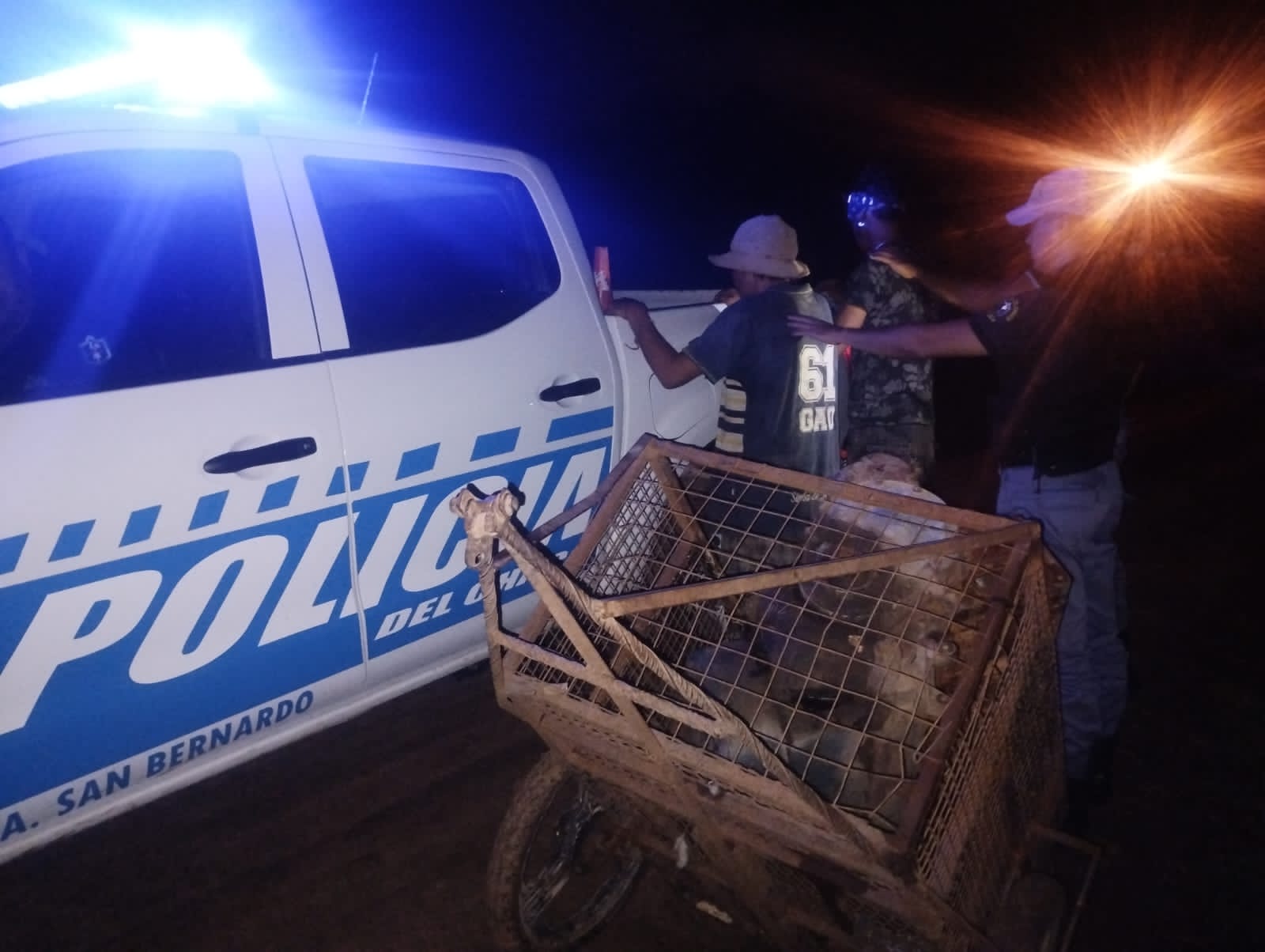 San Bernardo: INTENTARON LLEVARSE UN MOTOR DE COLECTIVO DE UN DEP&Oacute;SITO, LOS DESCUBRIERON