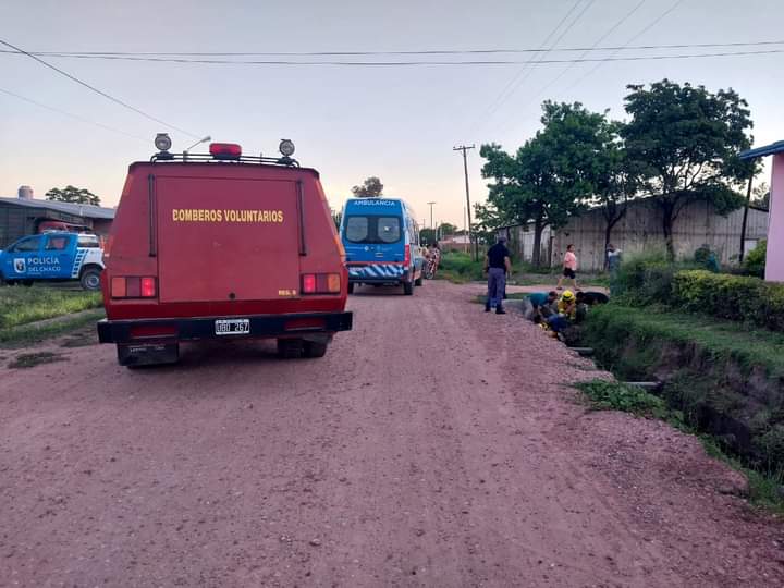 Santa Sylvina: HALLARON A UN HOMBRE AHOGADO EN UN CANAL DE DESAGUE