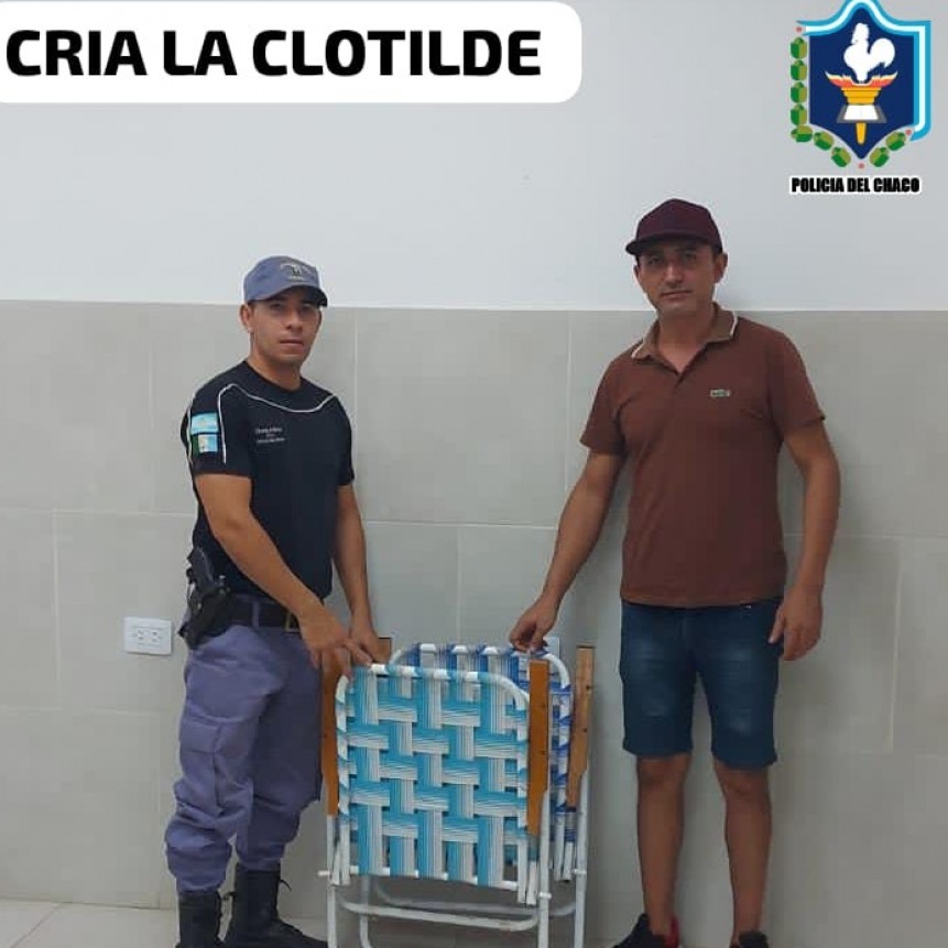 La Clotilde: DETIENEN A UN JOVEN DE 28 A&Ntilde;OS POR EL ROBO DE DOS REPOSERAS 