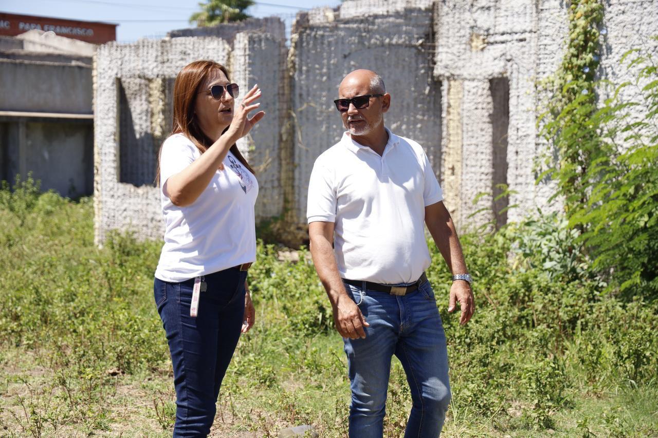 SANTA SYLVINA: EL PRESIDENTE DEL INSTITUTO DE VIVIENDA ACORD&Oacute; ACCIONES JUNTO A LA INTENDENTE SUSANA MAGGIO