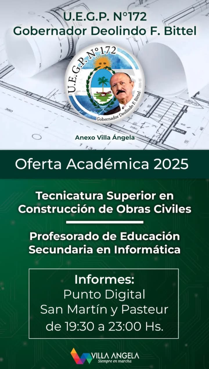 INICIO DEL CICLO LECTIVO 2025 EN LA EXTENSI&Oacute;N DE LA UEGP N&ordm; 172 "DEOLINDO FELIPE BITTEL" DE VILLA &Aacute;NGELA