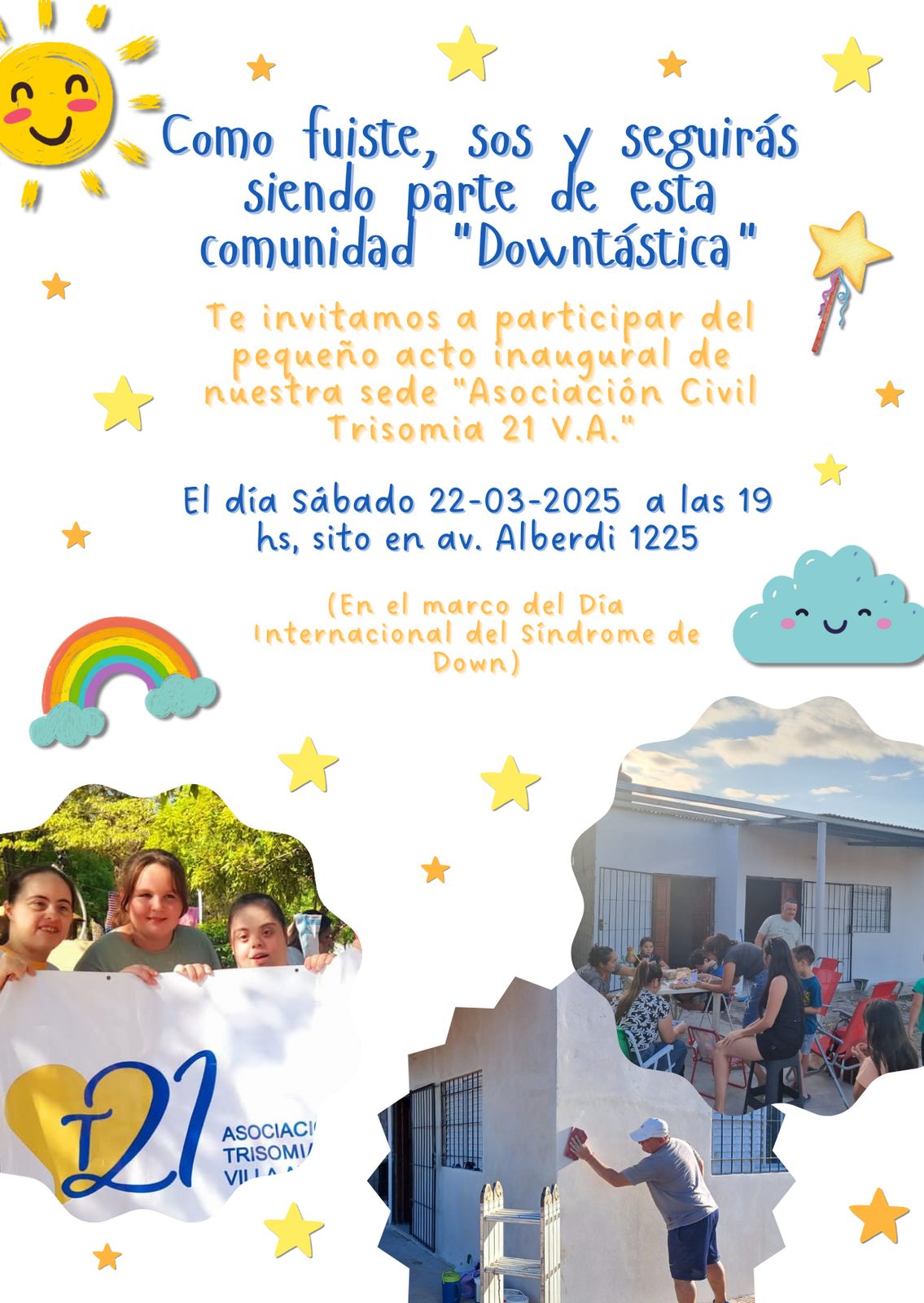 VILLA &Aacute;NGELA: LA ASOCIACI&Oacute;N TRISOM&Iacute;A 21 VA INAUGURA SU SEDE