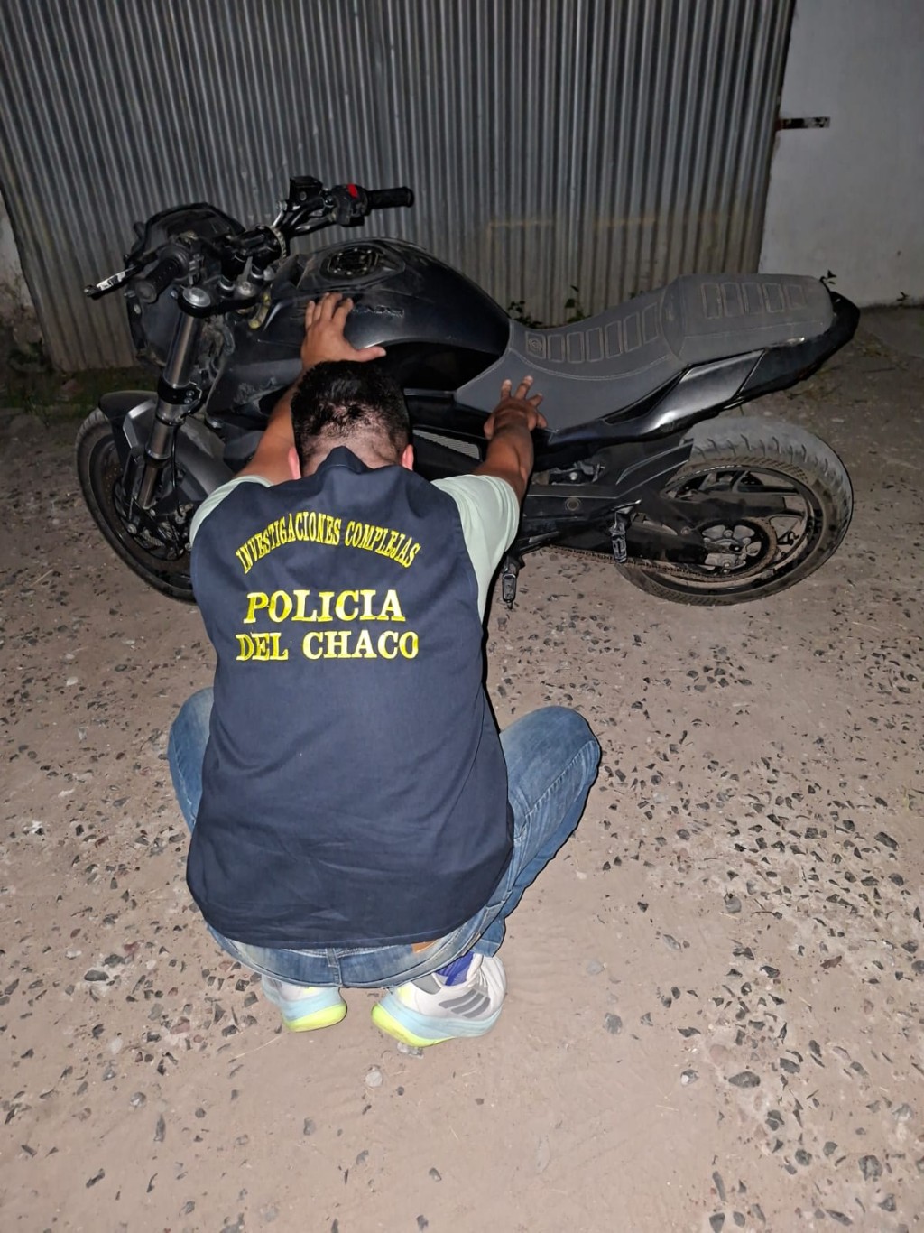 Zona Interior: SECUESTRAN MOTOCICLETA CON NUMERACI&Oacute;N ADULTERADA EN CORONEL DU GRATY