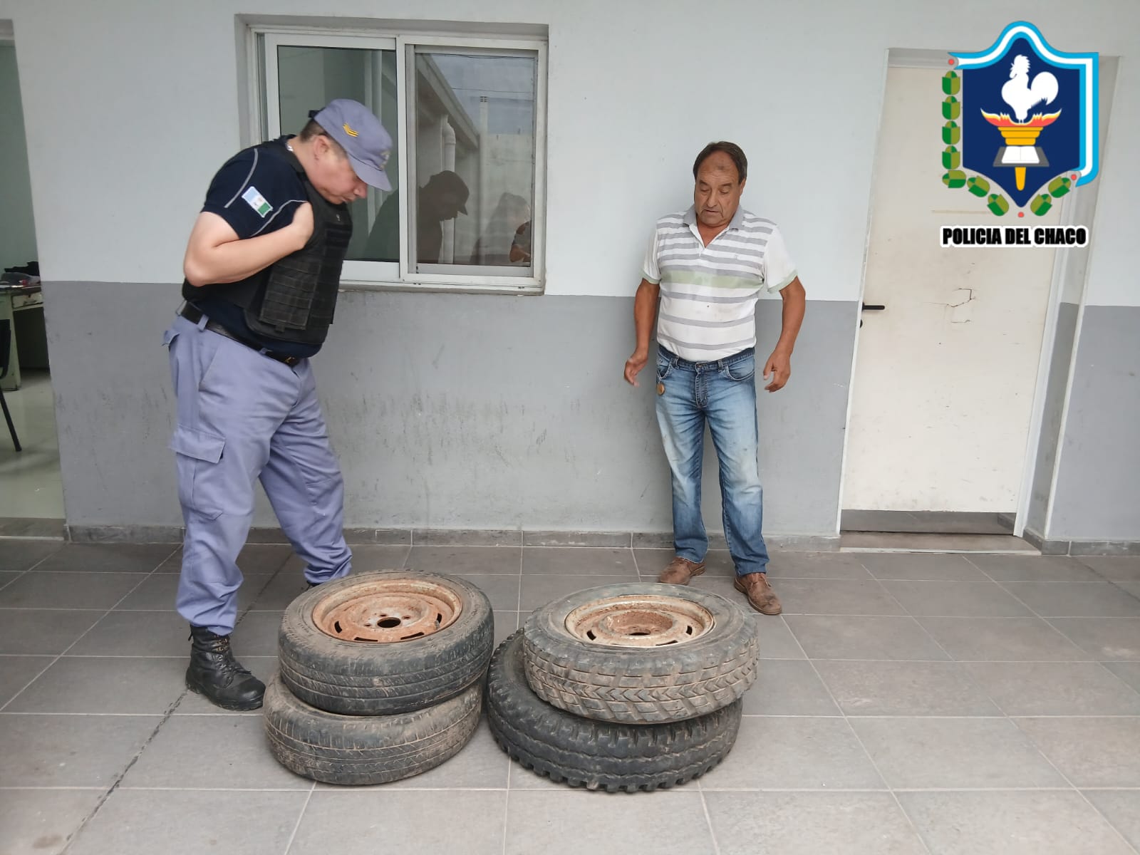 SANTA SYLVINA: ESCLARECEN HURTO DE CUBIERTAS Y DETIENEN AL PRESUNTO AUTOR