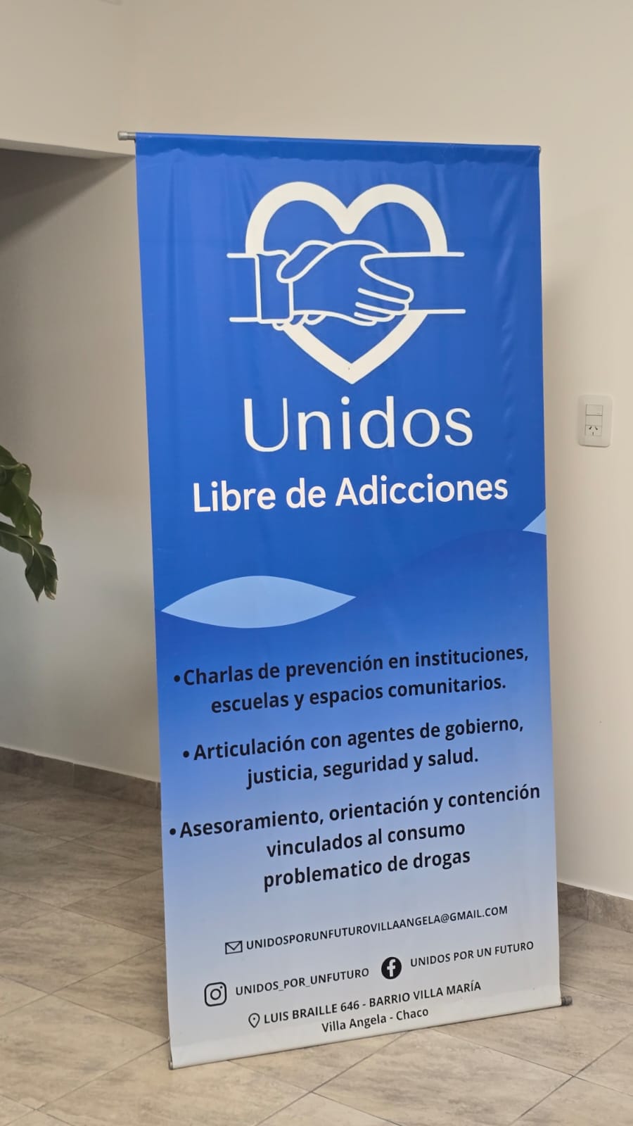 SE INAUGUR&Oacute; LA &ldquo;FUNDACI&Oacute;N UNIDOS, LIBRES DE ADICCIONES&rdquo;, UN ESPACIO DE CONTENCI&Oacute;N PARA PERSONAS CON PROBLEMAS DE CONSUMO Y SUS FAMILIAS