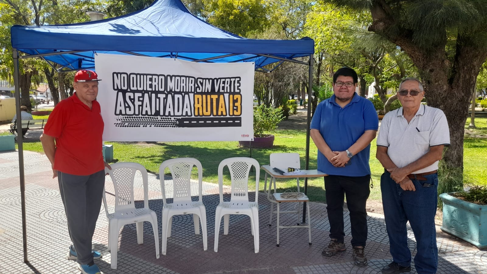 RECOLECTAN FIRMAS EN VILLA &Aacute;NGELA PARA IMPULSAR LA FINALIZACI&Oacute;N DE LA RUTA PROVINCIAL N&ordm;13