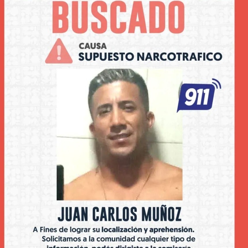Indicaron que el narco pr&oacute;fugo 