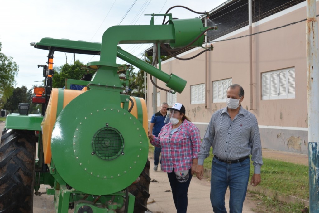 PAPP SUBRAY&Oacute; QUE EL EQUIPO DE DE FUMIGACI&Oacute;N DE ALTA POTENCIA PERMITE DESINFECTAR CON MAYOR PRECISI&Oacute;N